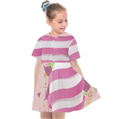 Easter Egg Colorful Spring Color Kids  Sailor Dress
