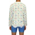 Clouds And Umbrellas Seasons Pattern Kids  Long Sleeve Swimwear View2