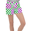 Checkerboard Again 1 Women s Velour Lounge Shorts View1