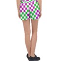 Checkerboard Again 1 Women s Velour Lounge Shorts View2