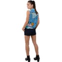 Patokip Sleeveless Chiffon Button Shirt View2