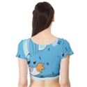 Patokip Short Sleeve Crop Top View2