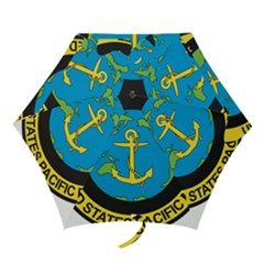 Seal Of Commander Of United States Pacific Fleet Mini Folding Umbrellas by abbeyz71
