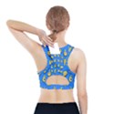 Emojis Hands Fingers Background Sports Bra With Pocket View2