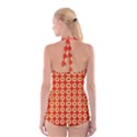 Wallpaper Illustration Pattern Boyleg Halter Swimsuit  View2