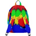 Color Halftone Grid Raster Image The Plain Backpack View3