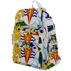 Coat Of Arms Of The British Antarctic Territory Top Flap Backpack by abbeyz71