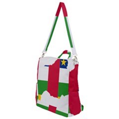 Central African Republic Flag Map Crossbody Backpack
