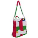 Central African Republic Flag Map Crossbody Backpack View2