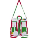 Central African Republic Flag Map Crossbody Backpack View3