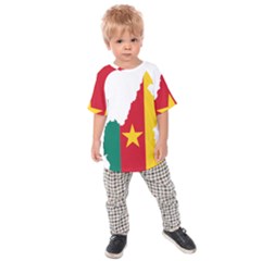 Cameroon Flag Map Geography Kids  Raglan Tee