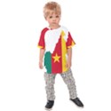Cameroon Flag Map Geography Kids  Raglan Tee View1