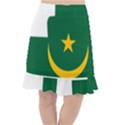 Mauritania Flag Map Geography Fishtail Chiffon Skirt View1