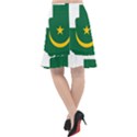 Mauritania Flag Map Geography Fishtail Chiffon Skirt View2