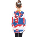 Slovakia Country Europe Flag Kids  Double Breasted Button Coat View2