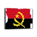 Angola Flag Map Geography Outline Mini Canvas 7  x 5  (Stretched) View1