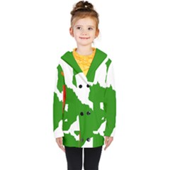 Zambia Flag Map Geography Outline Kids  Double Breasted Button Coat