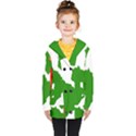 Zambia Flag Map Geography Outline Kids  Double Breasted Button Coat View1