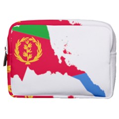 Eritrea Flag Map Geography Outline Make Up Pouch (medium) by Sapixe