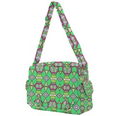 Circles And Other Shapes Pattern                         Buckle Multifunction Bag