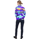 Paint on a purple background                                Women Half Zip Windbreaker View2