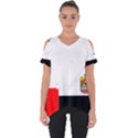 Borders Country Flag Geography Map Cut Out Side Drop Tee View1