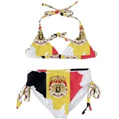 Belgium Country Europe Flag Kids  Classic Bikini Set