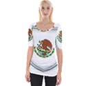 Flag Mexico Country National Wide Neckline Tee View1