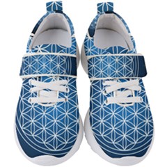 Mandala Flower Of Life Kids  Velcro Strap Shoes
