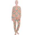 Turquoise Dragonfly Insect Paper Women s Lounge Set View1