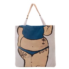 Sexy N Sassy Grocery Tote Bag by Abigailbarryart