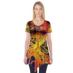 Board Circuits Control Center Trace Short Sleeve Tunic 