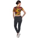 Board Circuits Control Center Trace Short Sleeve Cropped Jacket View2