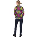 Squares pattern                                  Women Half Zip Windbreaker View2