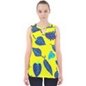 Leaves on a yellow background                                  Cut Out Tank Top View1