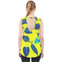 Leaves on a yellow background                                  Cut Out Tank Top View2