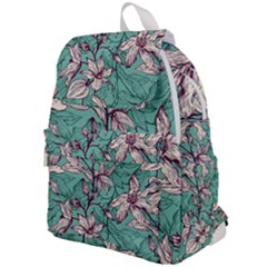Vintage Floral Pattern Top Flap Backpack by Sobalvarro