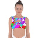 Patchwork Bandaged Up Bikini Top View1