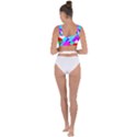 Patchwork Bandaged Up Bikini Top View2