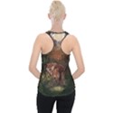 Awesome Wolf In The Darkness Of The Night Piece Up Tank Top View2