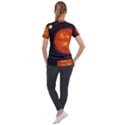 Solar System Planet Planetary System Short Sleeve Zip Up Jacket View2