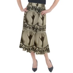 Mirror Mirror Of Souls Magic Mirror Midi Mermaid Skirt
