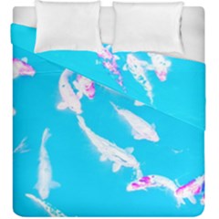 Koi Carp Scape Duvet Cover Double Side (king Size)
