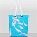 Koi Carp Scape Full Print Rope Handle Tote (Small) View2