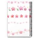 Sakura Border Cherry Blossom 5.5  x 8.5  Notebook View2