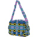 Yellow and blue ovals                                  Buckle Multifunction Bag View1