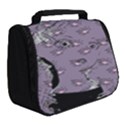 Wide Eyed Girl Grey Lilac Full Print Travel Pouch (Small) View2