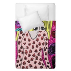 Nineties Girl Glitter Duvet Cover Double Side (single Size)