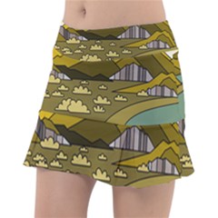 Travel Destination Landscape Nature Tennis Skirt