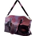 Rocks Sky Landscape Sea Wave Canvas Crossbody Bag View2